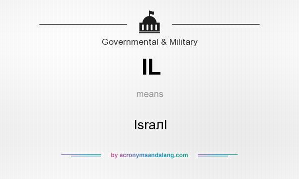 What does IL mean? It stands for Israлl