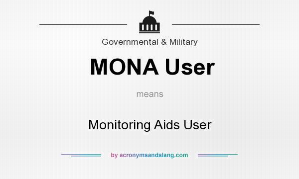 What does MONA User mean? It stands for Monitoring Aids User