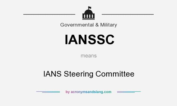 What does IANSSC mean? It stands for IANS Steering Committee