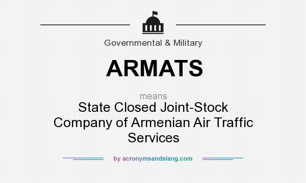What does ARMATS mean? It stands for State Closed Joint-Stock Company of Armenian Air Traffic Services