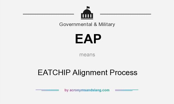 What does EAP mean? It stands for EATCHIP Alignment Process