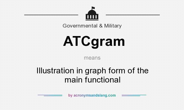 What does ATCgram mean? It stands for Illustration in graph form of the main functional