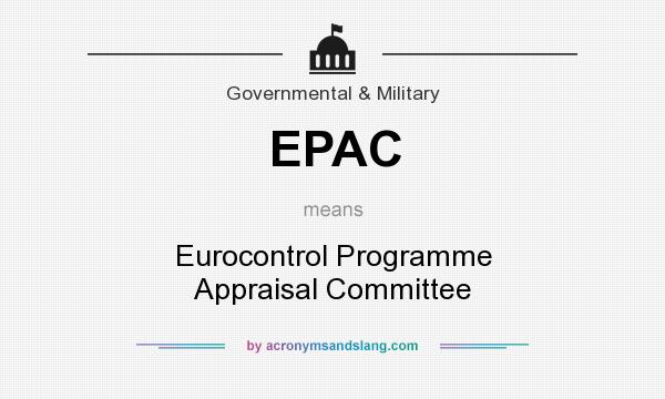 What does EPAC mean? It stands for Eurocontrol Programme Appraisal Committee