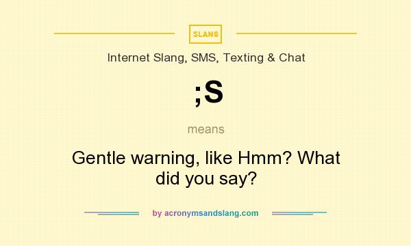 What Is The Meaning Of S&M