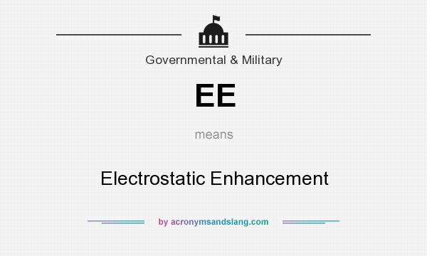 What does EE mean? It stands for Electrostatic Enhancement