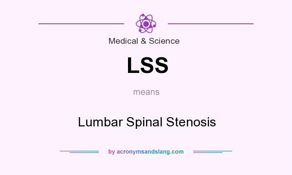What does LSS mean? It stands for Lumbar Spinal Stenosis