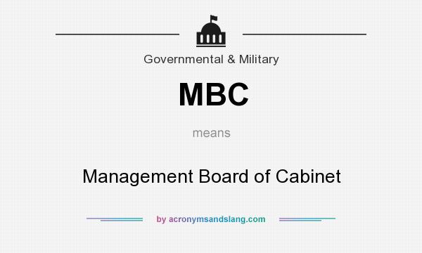 What does MBC mean? It stands for Management Board of Cabinet
