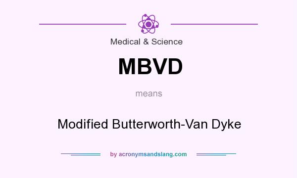 What does MBVD mean? It stands for Modified Butterworth-Van Dyke