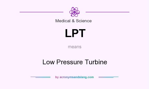 What does LPT mean? It stands for Low Pressure Turbine