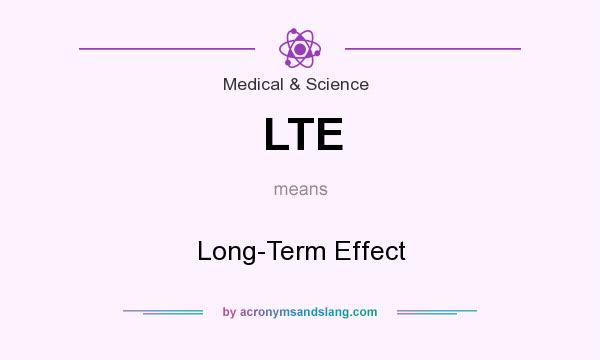 What does LTE mean? It stands for Long-Term Effect