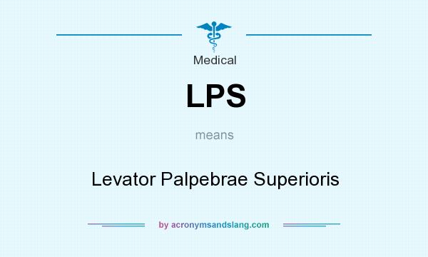 What does LPS mean? It stands for Levator Palpebrae Superioris