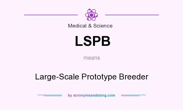 What does LSPB mean? It stands for Large-Scale Prototype Breeder