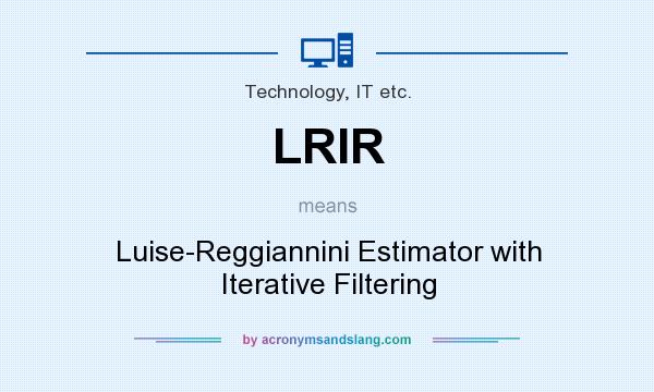 What does LRIR mean? It stands for Luise-Reggiannini Estimator with Iterative Filtering