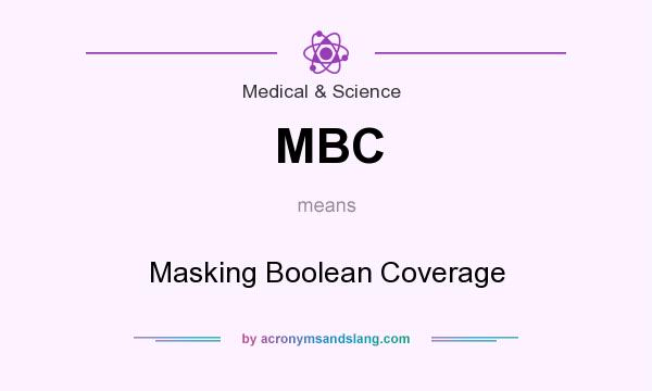 What does MBC mean? It stands for Masking Boolean Coverage