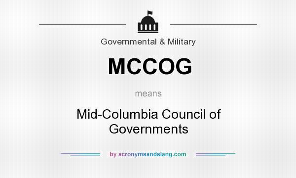 What does MCCOG mean? It stands for Mid-Columbia Council of Governments