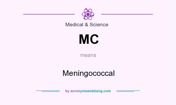 What does MC mean? It stands for Meningococcal