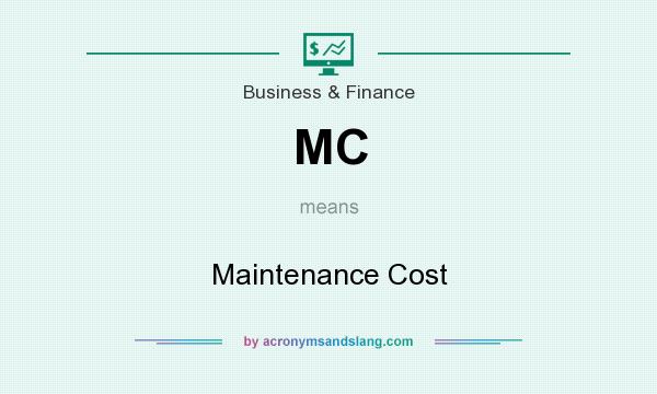 What does MC mean? It stands for Maintenance Cost