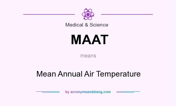 What does MAAT mean? It stands for Mean Annual Air Temperature