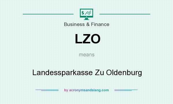 What does LZO mean? It stands for Landessparkasse Zu Oldenburg