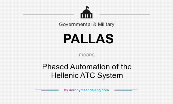 What does PALLAS mean? It stands for Phased Automation of the Hellenic ATC System