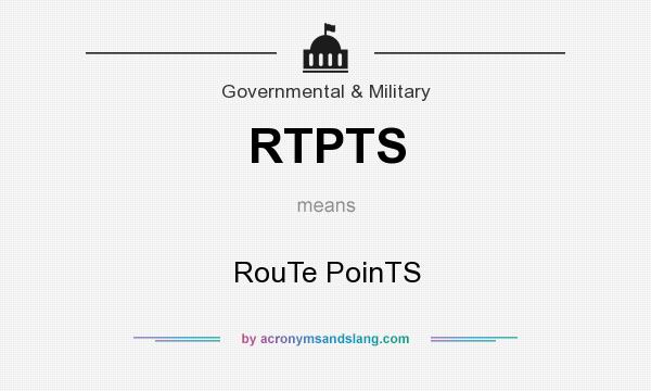 What does RTPTS mean? It stands for RouTe PoinTS