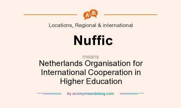 What does Nuffic mean? It stands for Netherlands Organisation for International Cooperation in Higher Education