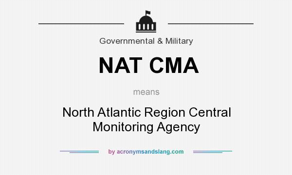 What does NAT CMA mean? It stands for North Atlantic Region Central Monitoring Agency