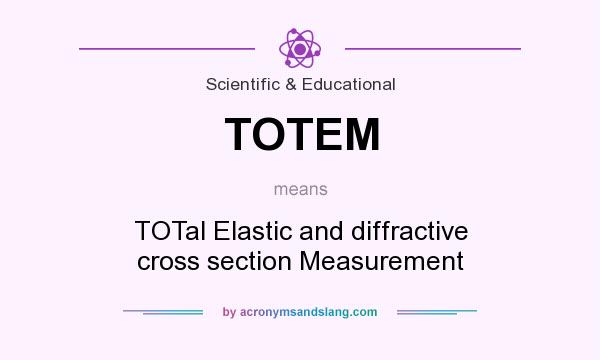 What does TOTEM mean? It stands for TOTal Elastic and diffractive cross section Measurement