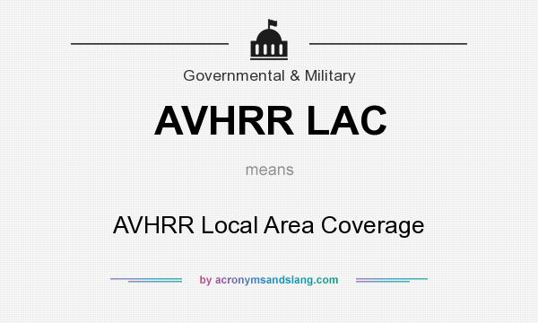 What does AVHRR LAC mean? It stands for AVHRR Local Area Coverage