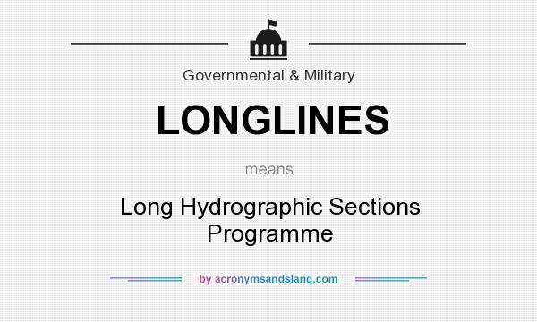 What does LONGLINES mean? It stands for Long Hydrographic Sections Programme