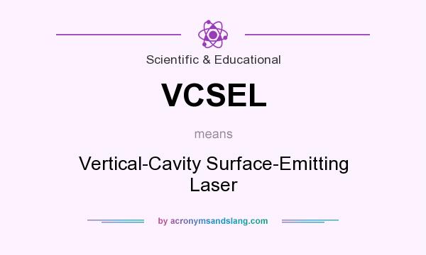 What does VCSEL mean? It stands for Vertical-Cavity Surface-Emitting Laser