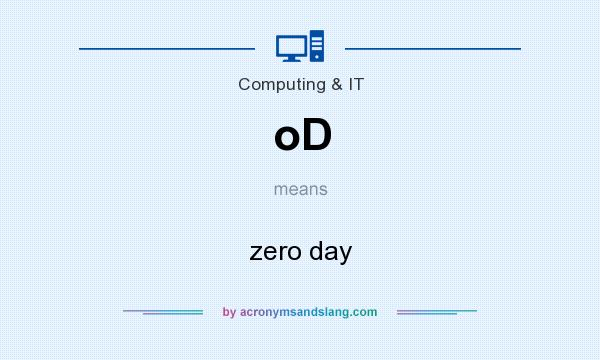 What does oD mean? It stands for zero day