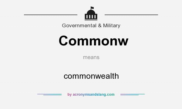 What does Commonw mean? It stands for commonwealth