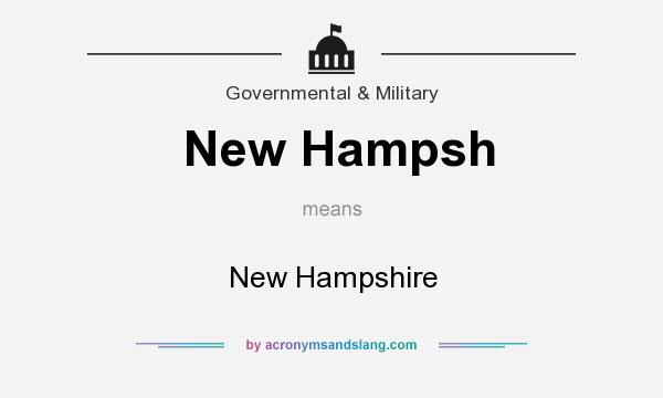 What does New Hampsh mean? It stands for New Hampshire