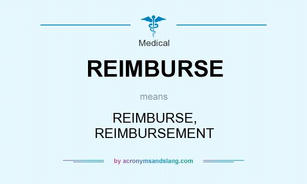 What does REIMBURSE mean? It stands for REIMBURSE, REIMBURSEMENT