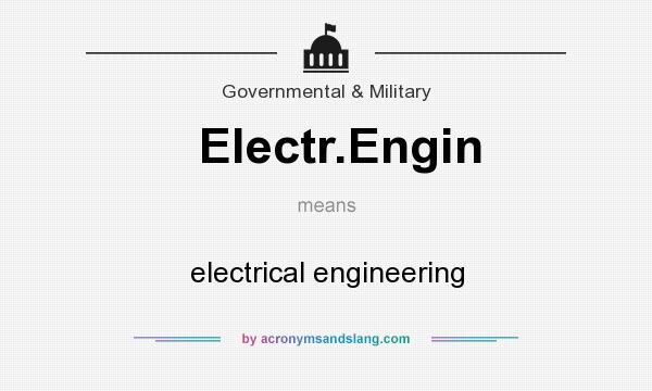 What does Electr.Engin mean? It stands for electrical engineering