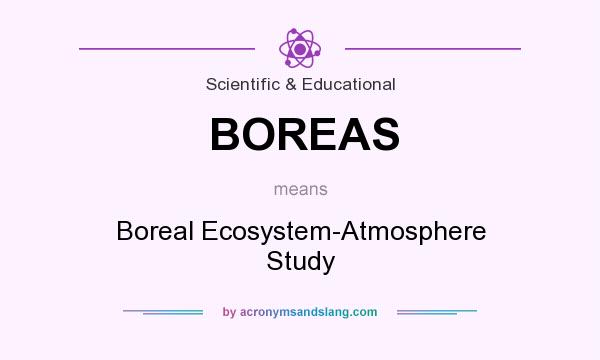 What does BOREAS mean? It stands for Boreal Ecosystem-Atmosphere Study