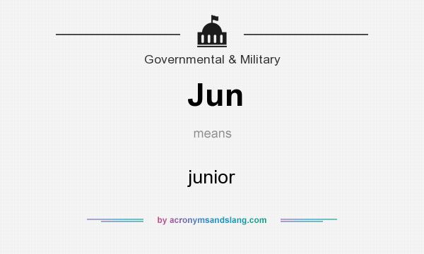 What does Jun mean? It stands for junior
