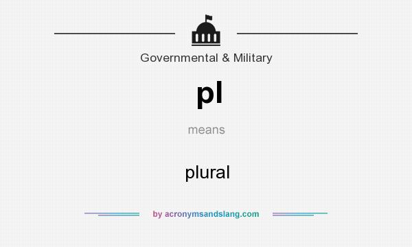 What does pl mean? It stands for plural