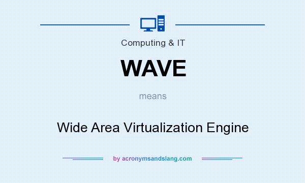 What does WAVE mean? It stands for Wide Area Virtualization Engine