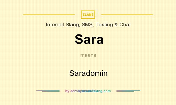 What does Sara mean? It stands for Saradomin