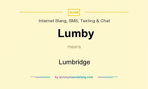 What does Lumby mean? It stands for Lumbridge