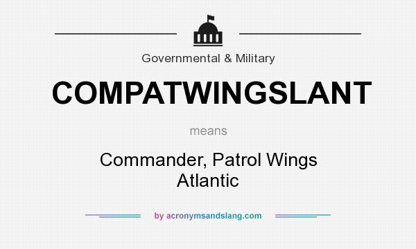 What does COMPATWINGSLANT mean? It stands for Commander, Patrol Wings Atlantic