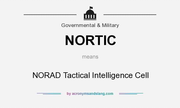 What does NORTIC mean? It stands for NORAD Tactical Intelligence Cell