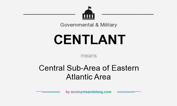 What does CENTLANT mean? It stands for Central Sub-Area of Eastern Atlantic Area