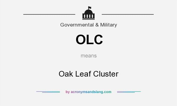 What does OLC mean? It stands for Oak Leaf Cluster