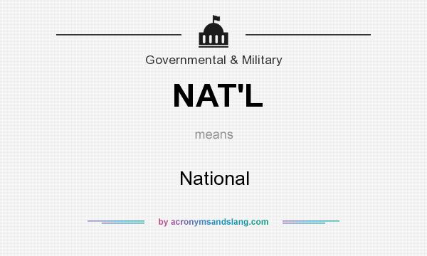What does NAT`L mean? It stands for National