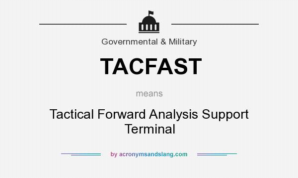 What does TACFAST mean? It stands for Tactical Forward Analysis Support Terminal
