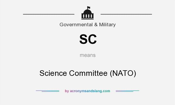 What does SC mean? It stands for Science Committee (NATO)