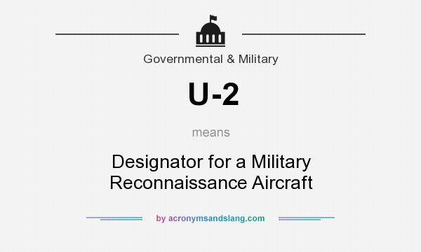 What does U-2 mean? It stands for Designator for a Military Reconnaissance Aircraft